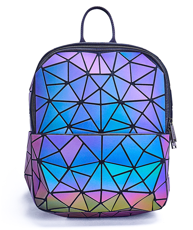 Lovevook Geometric Luminous Holographic Backpack – Union Store Kuwait